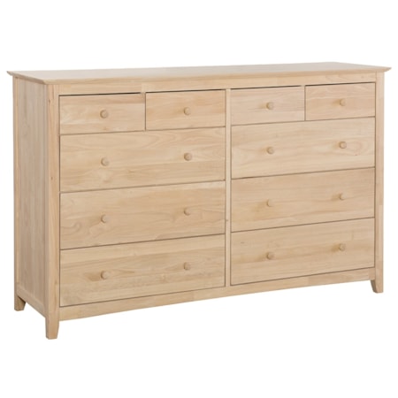 Lancaster 10-Drawer Dresser