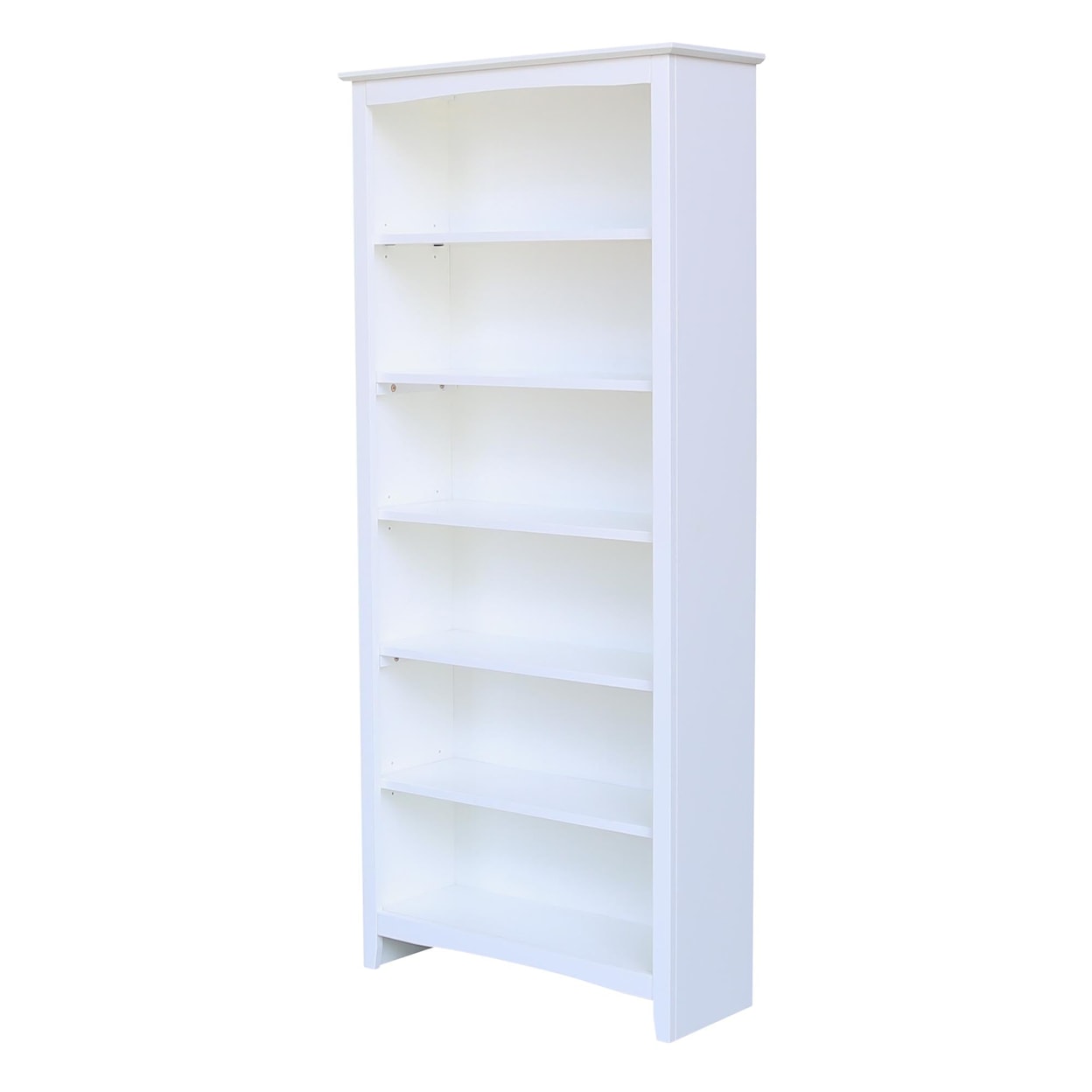 John Thomas Home Accents 60'' Shaker Bookcase Pure White