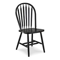 Dining Essentials - Windsor Arrowback Chair in Black