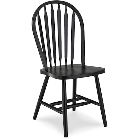 Windsor Arrowback Chair in Black