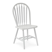 Dining Essentials - Windsor Arrowback Chair in Pure White