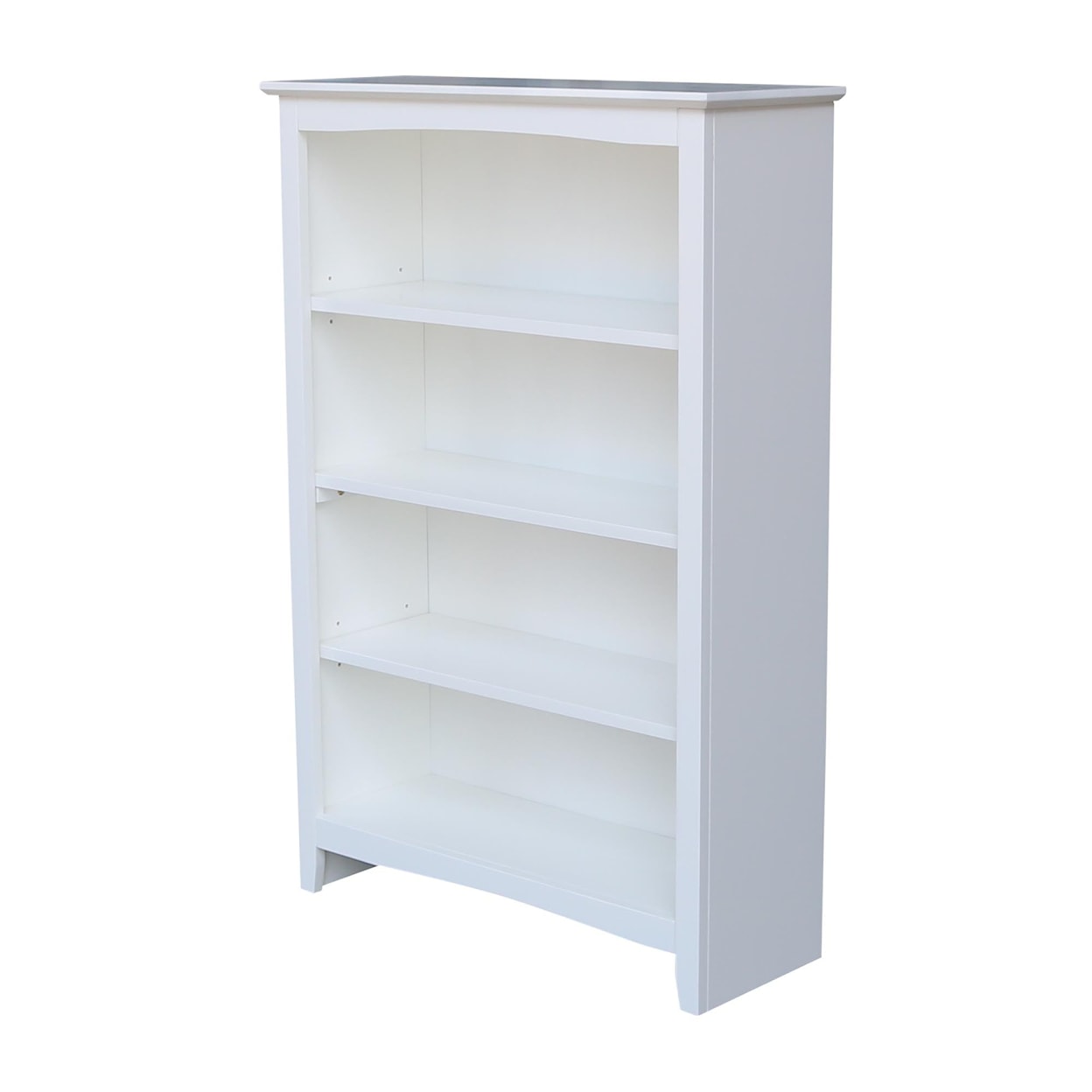 Carolina Dinette Home Accents 32'' Shaker Bookcase Pure White