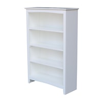 Transitional 32" Shaker Bookcase