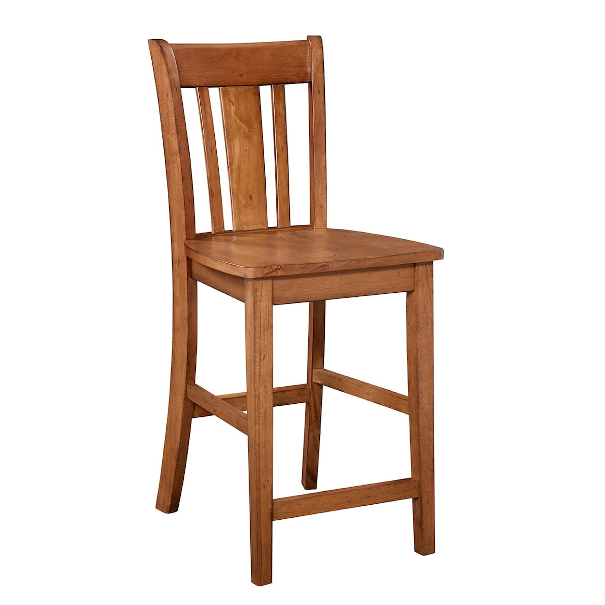 John Thomas Dining Essentials San Remo Stool in Bourbon Oak