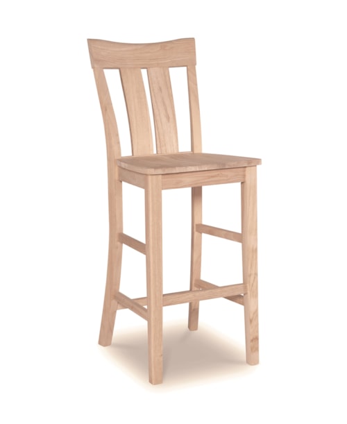 Transitional 30" Ava Bar Stool