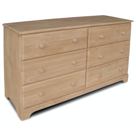 Jamestown 6-Drawer Dresser