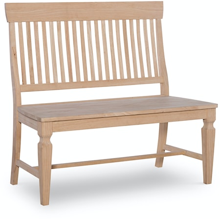 Vista Slatback Bench