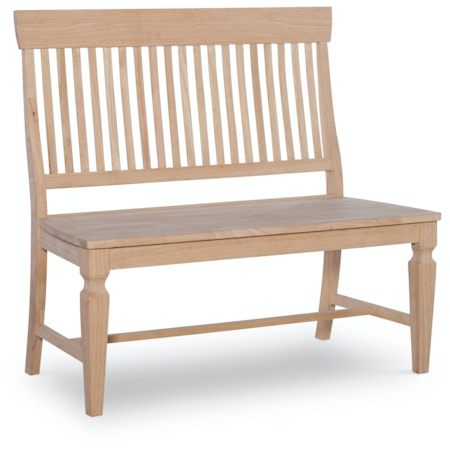Vista Slatback Bench