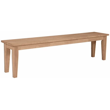 72'' Shaker Bench