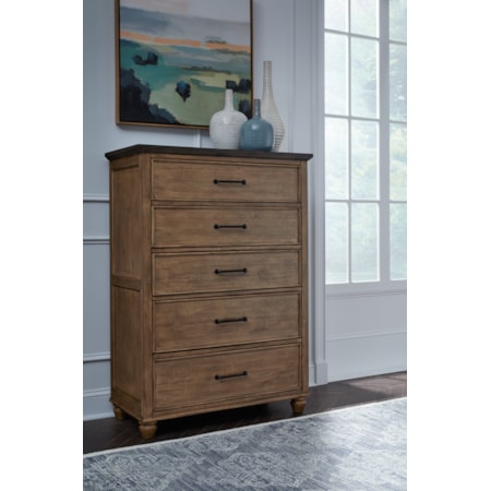 5-Drawer Bedroom Chest