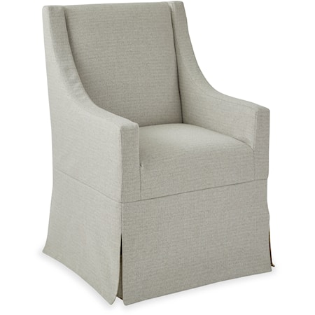 Slope Arm Slip Cover Chair