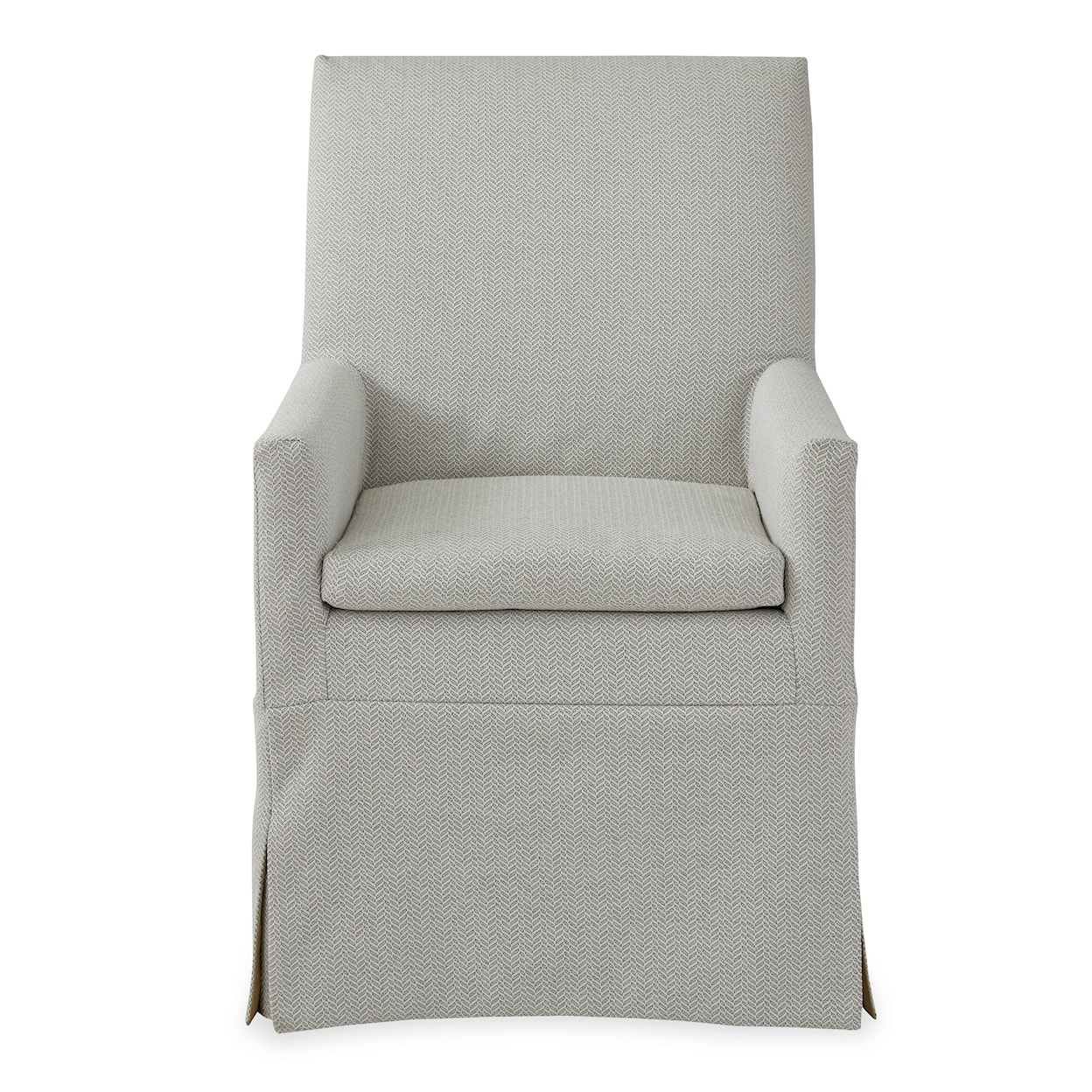 John Thomas Americana Arm Slip Cover Chair