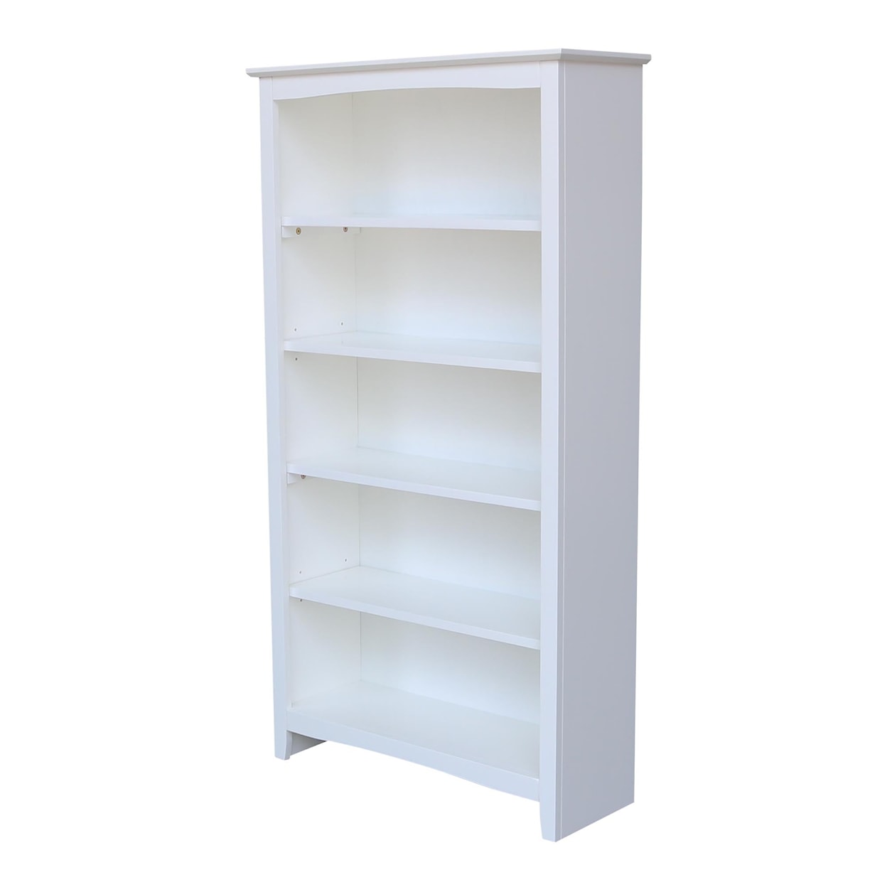 John Thomas Home Accents 48'' Shaker Bookcase Pure White