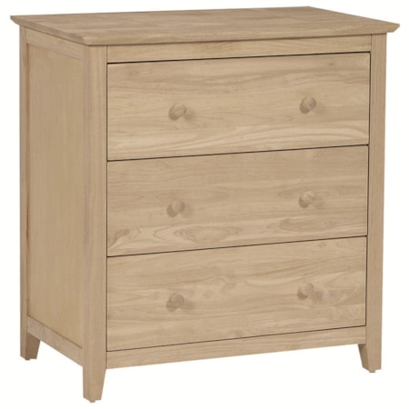 Lancaster 3-Drawer Chest