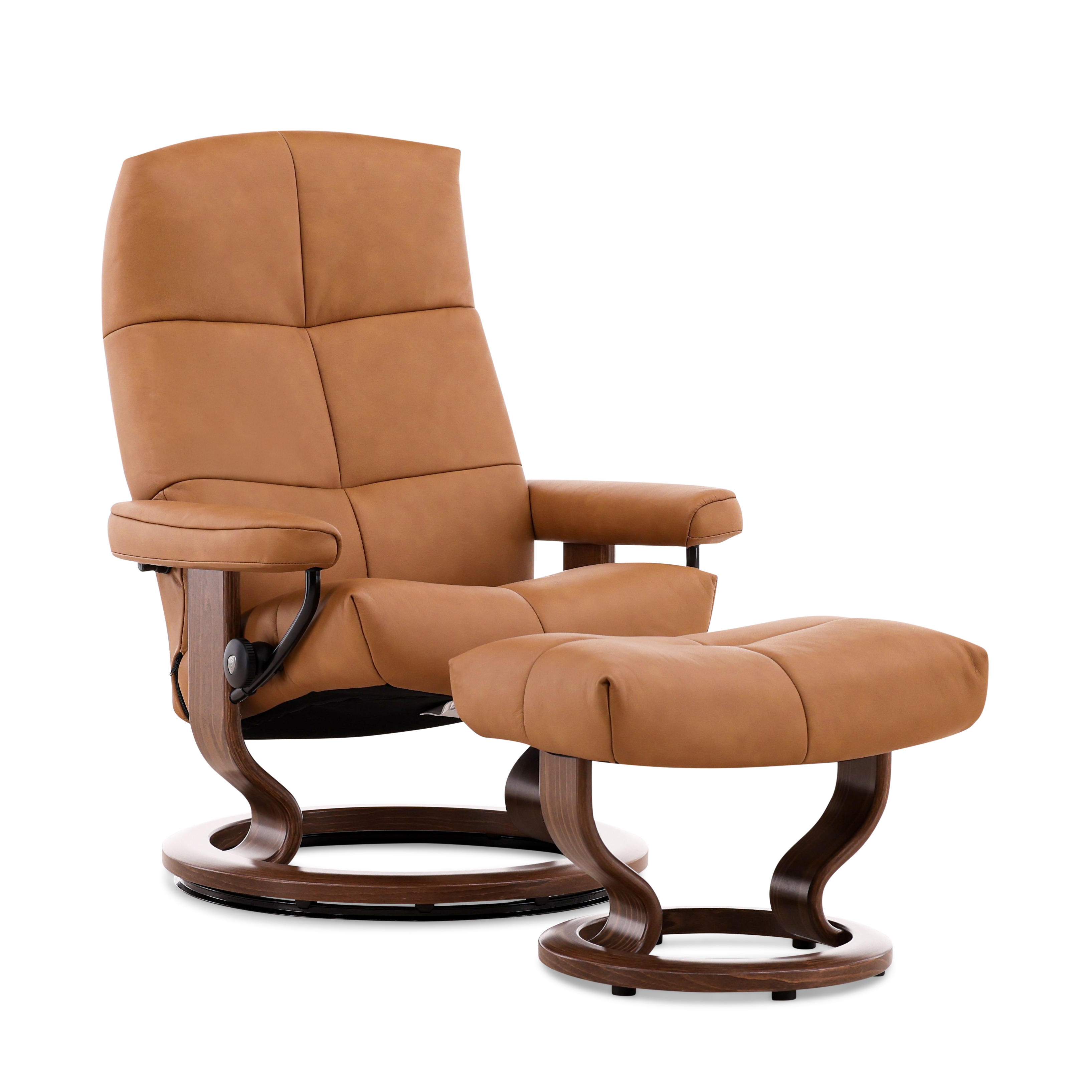 Stressless by Ekornes David 459154197 Genuine Leather Medium David