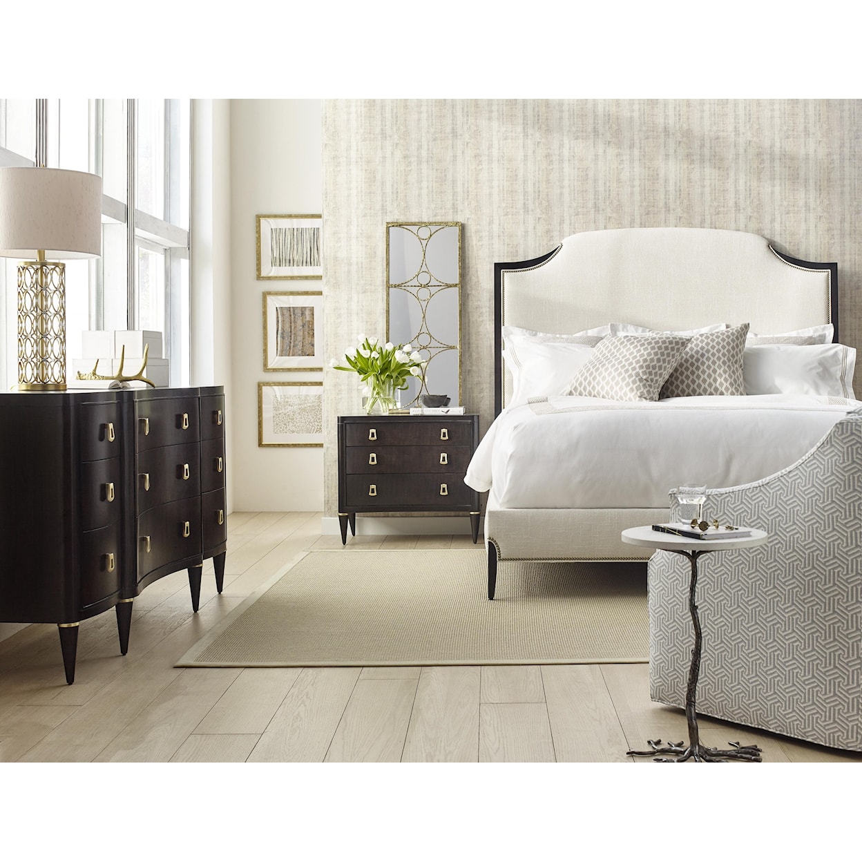 Vanguard Furniture Lillet Bedroom Upholstered King Bed