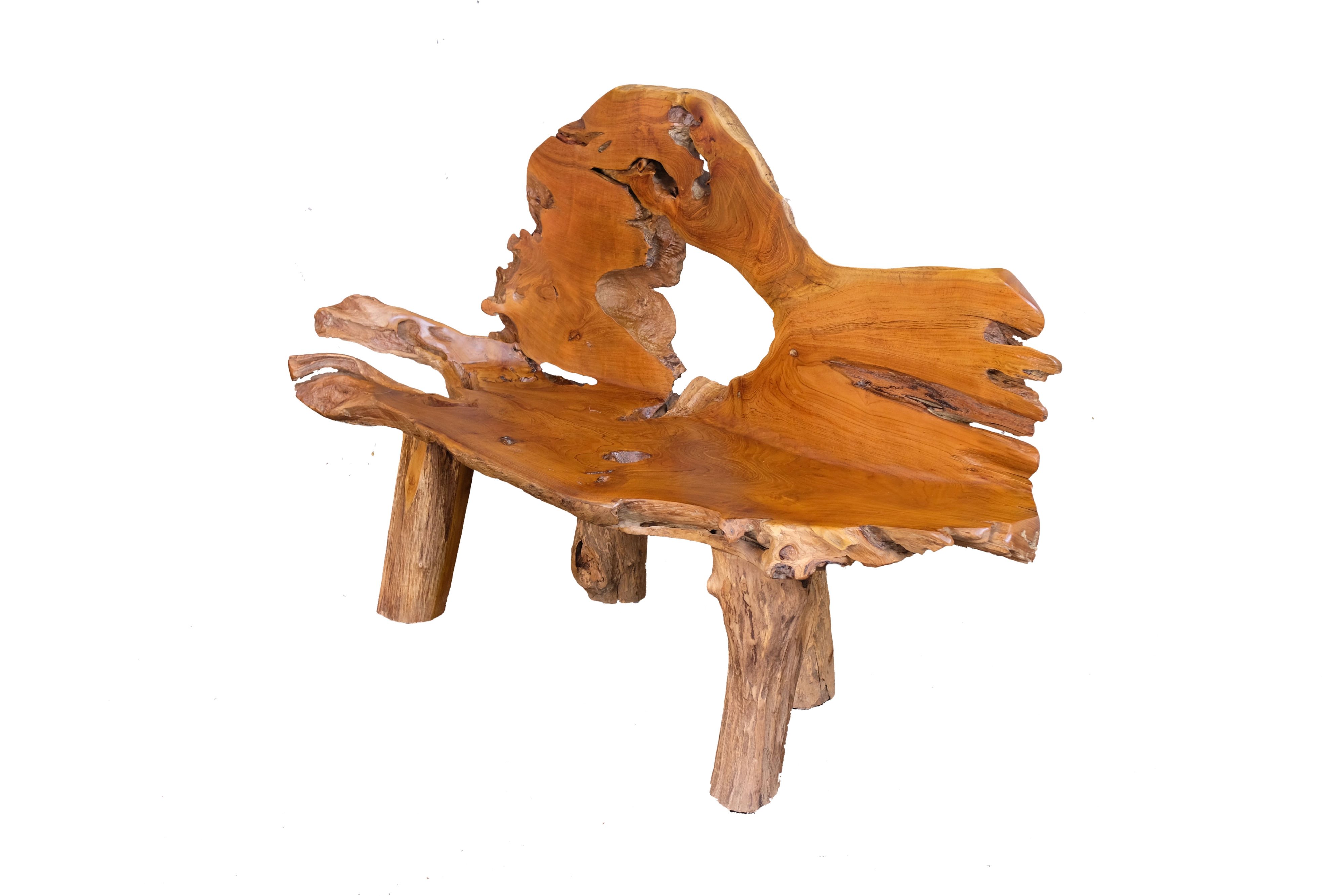 Highback Teak Bench