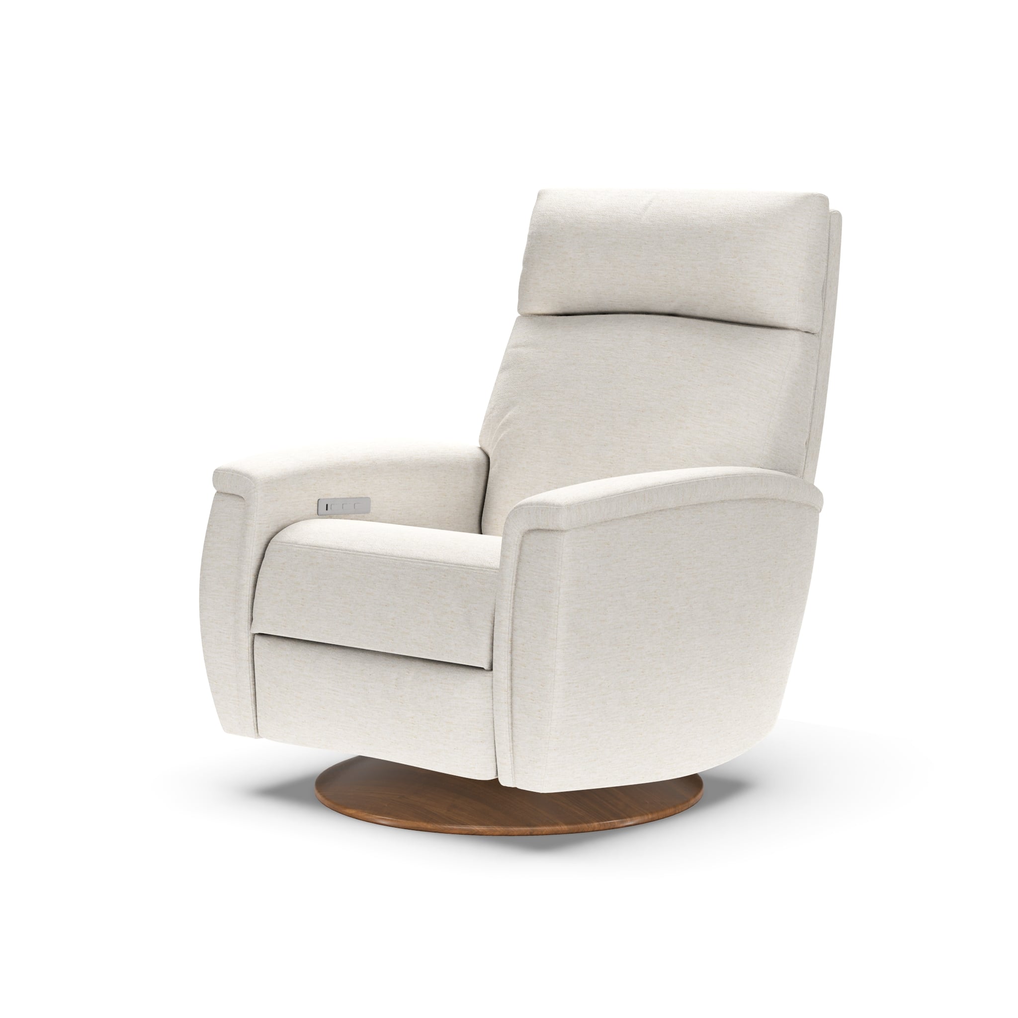 Transitional Power Recliner with USB Port