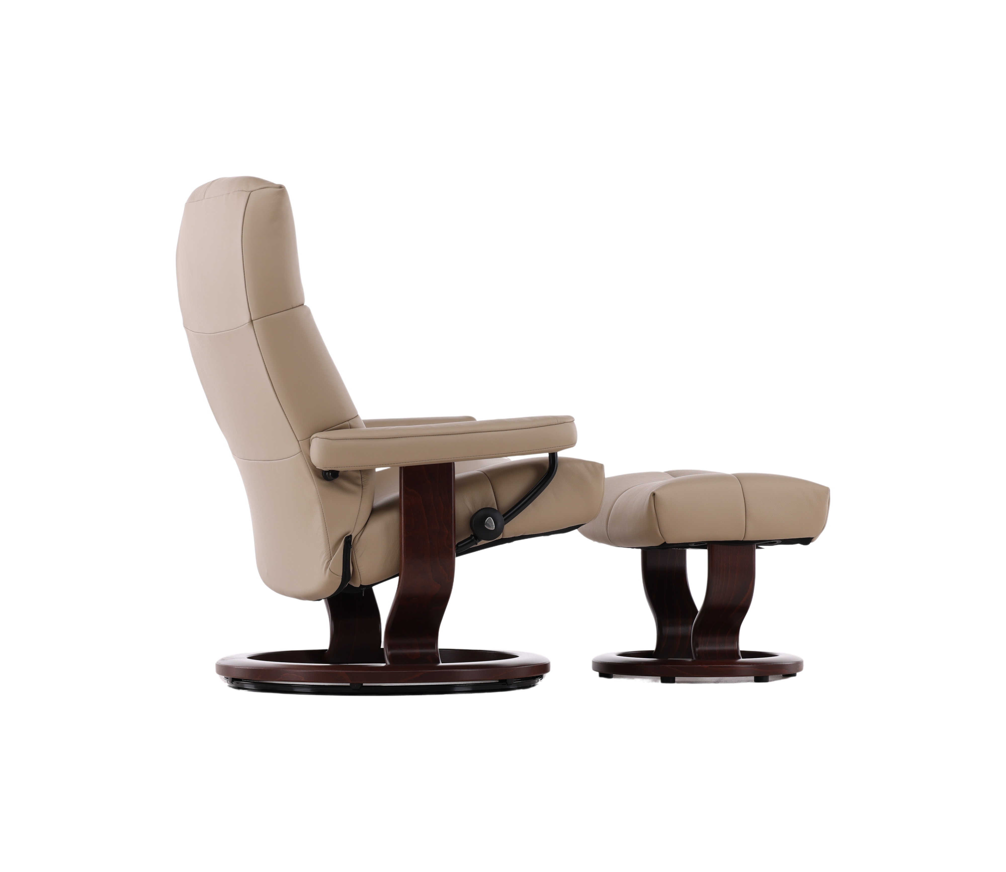 Stressless by Ekornes David Chair & Ottoman