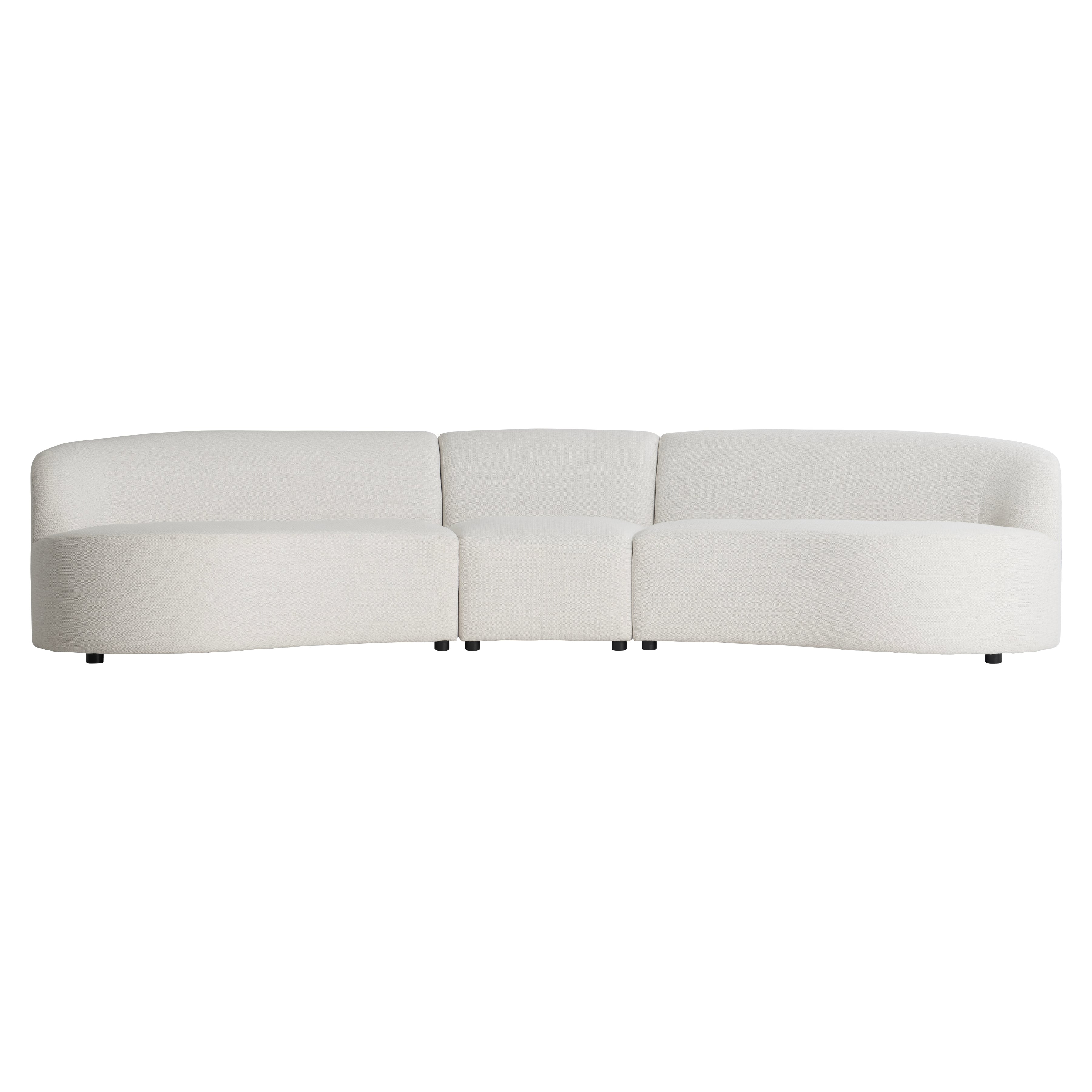 Three-Piece Curved Sectional