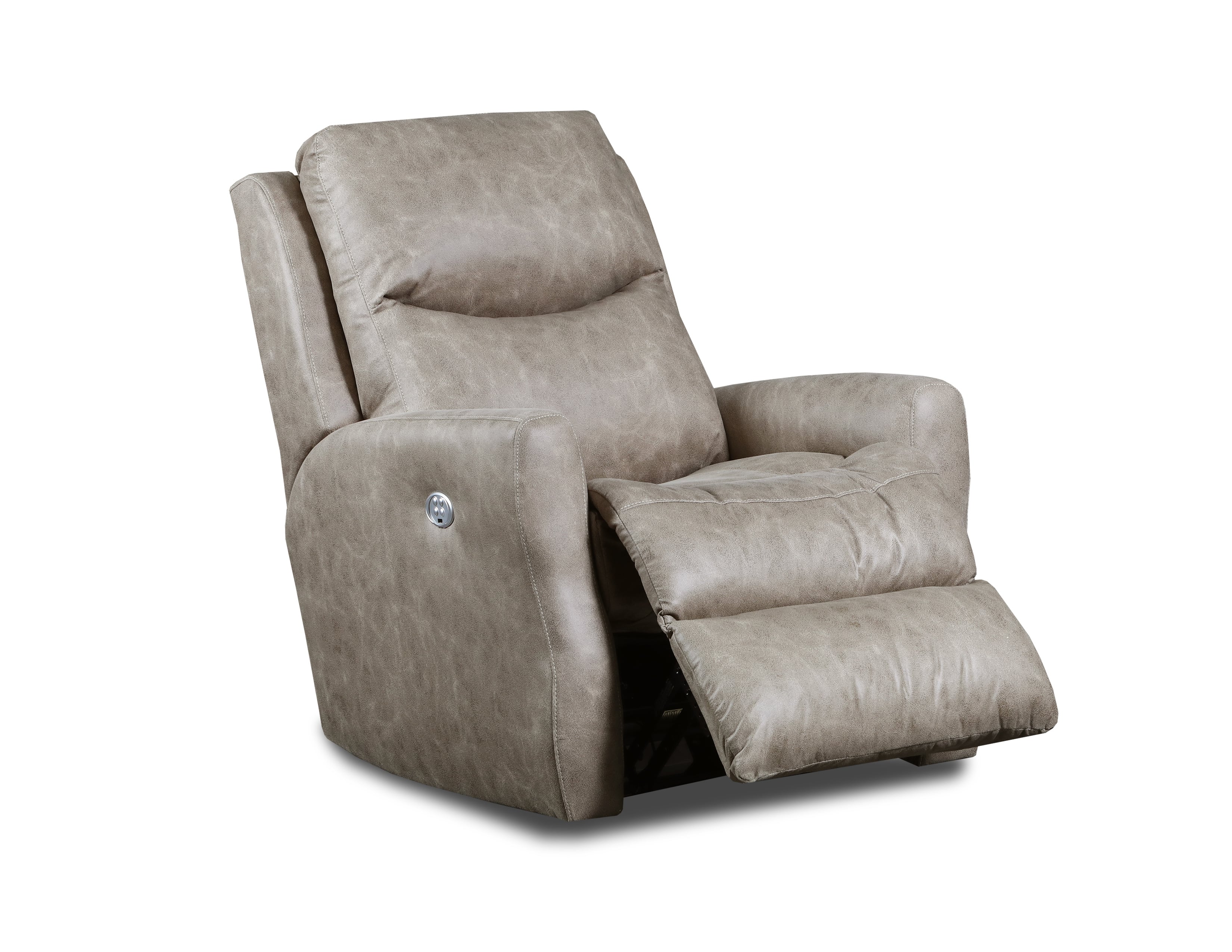 Wall hugger store rocking recliner