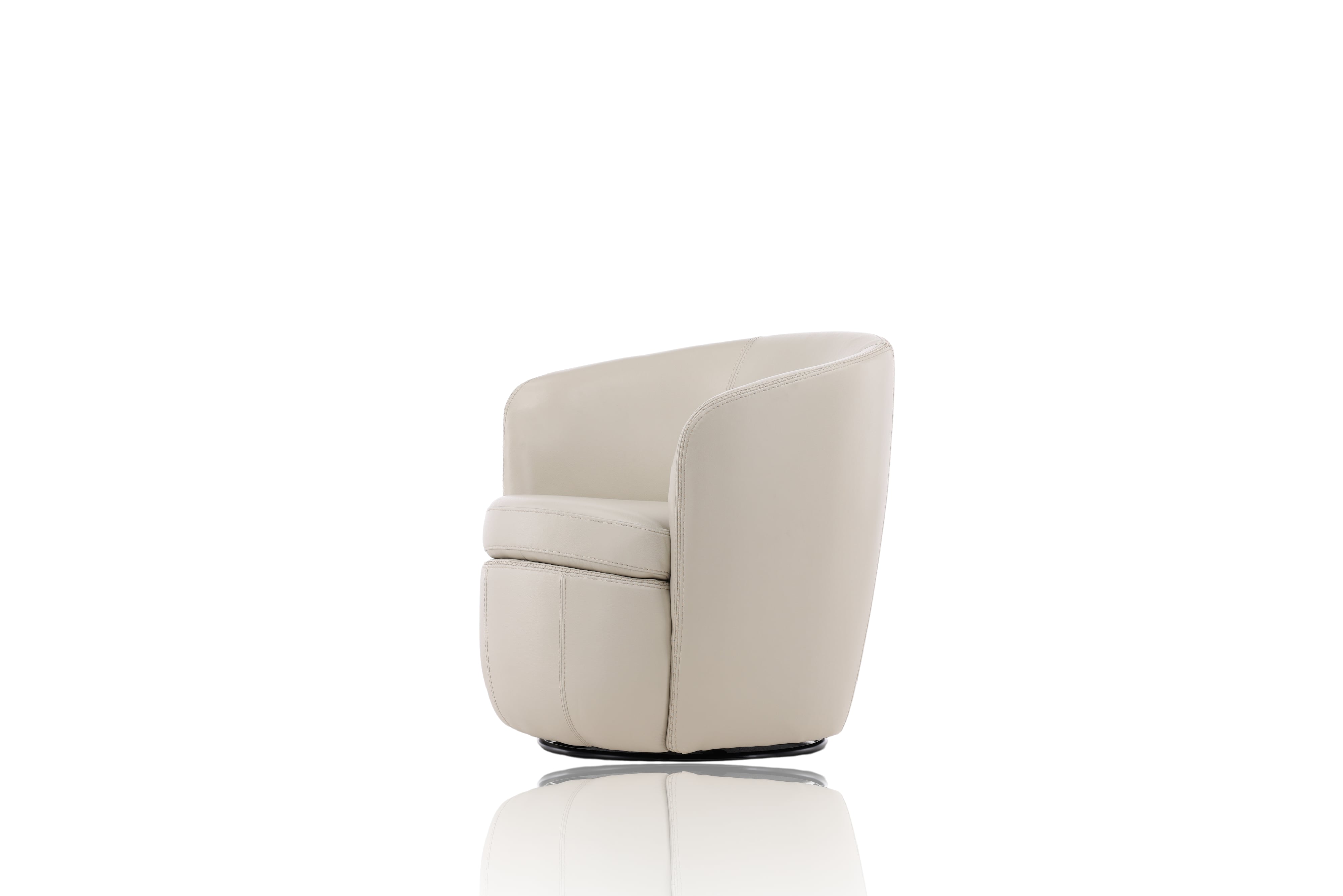 Swivel Barrel Chair