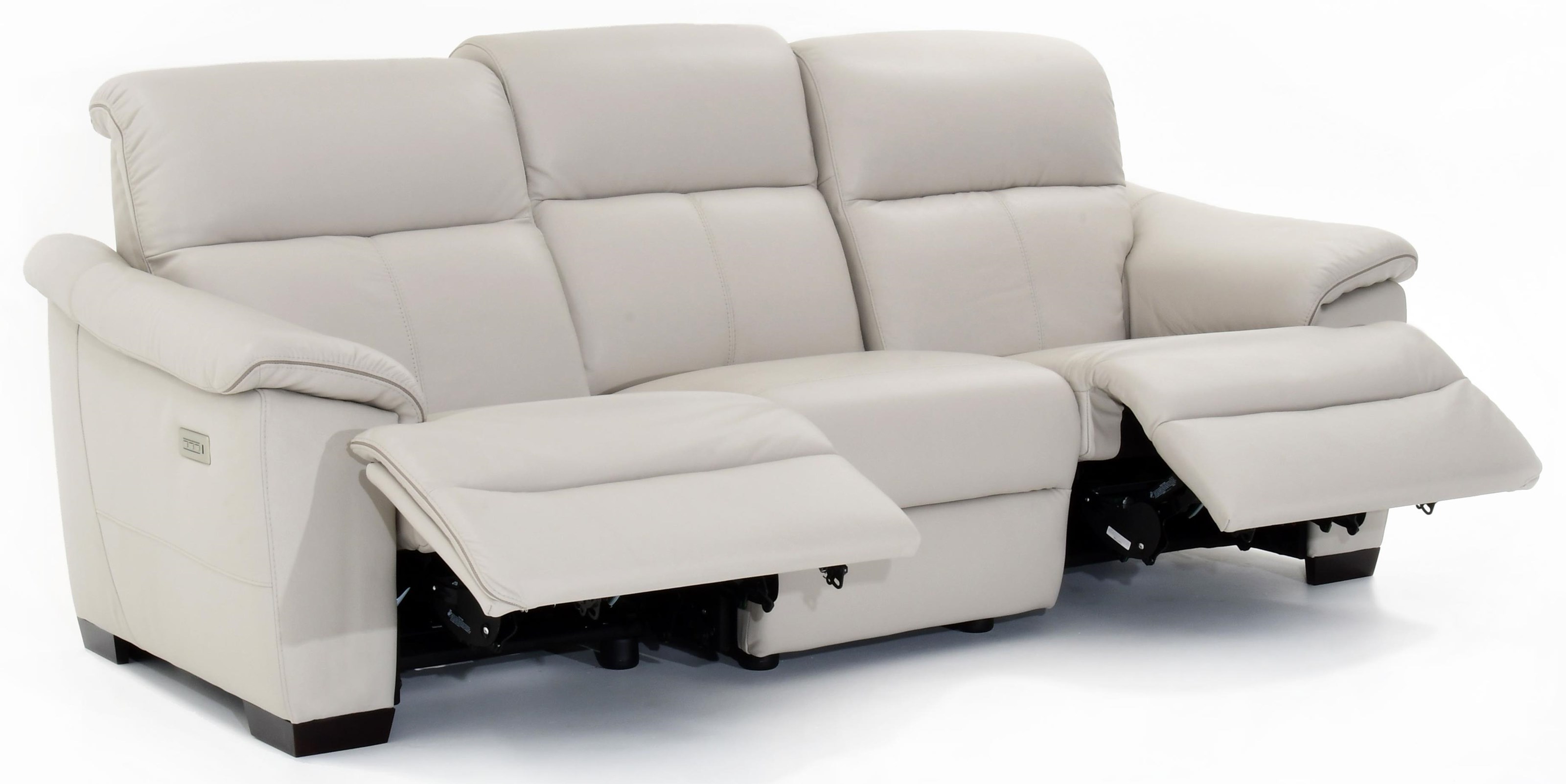 Natuzzi Editions Potenza Wall Hugger Power Reclining Sectional