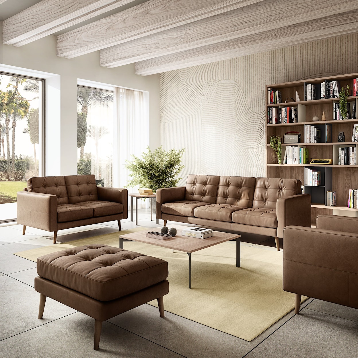 Natuzzi Editions Stupendo Leather Sofa