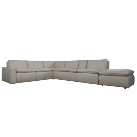 L-Shaped Sectional with Ottoman