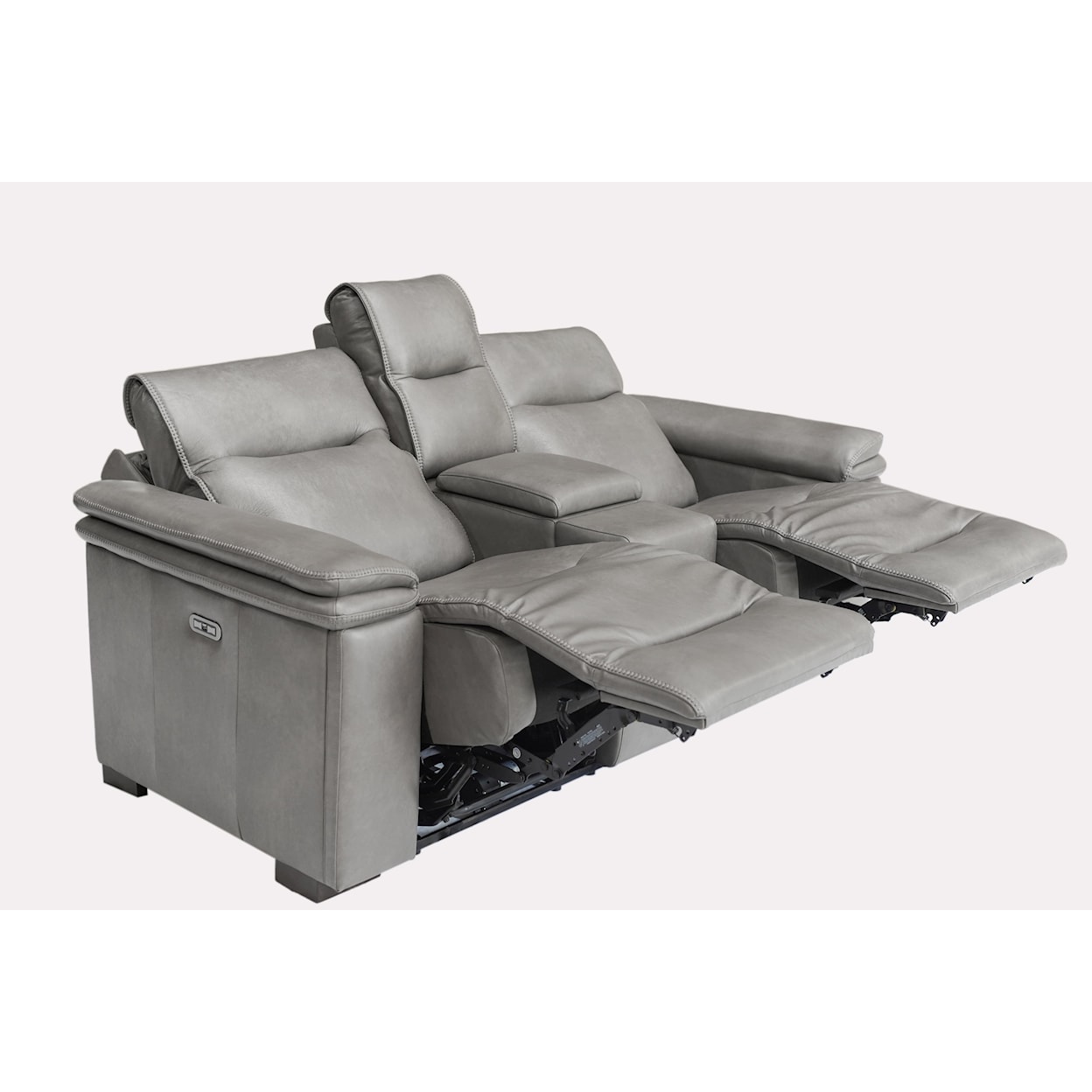Luxfort Home New York Leather Power Reclining Loveseat