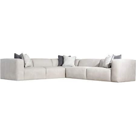 3-Piece Leather Sectional