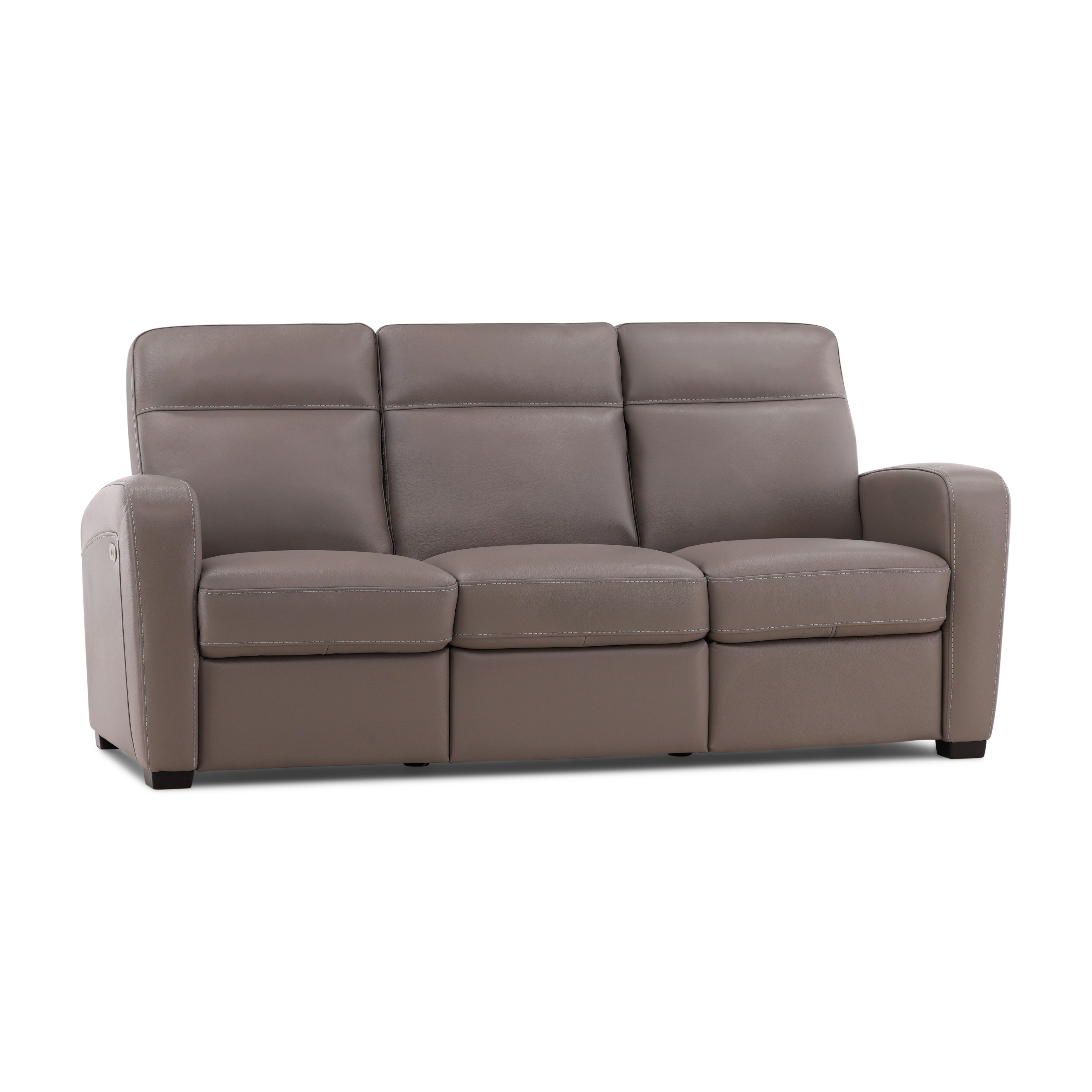 Leather Power Reclining Sofa