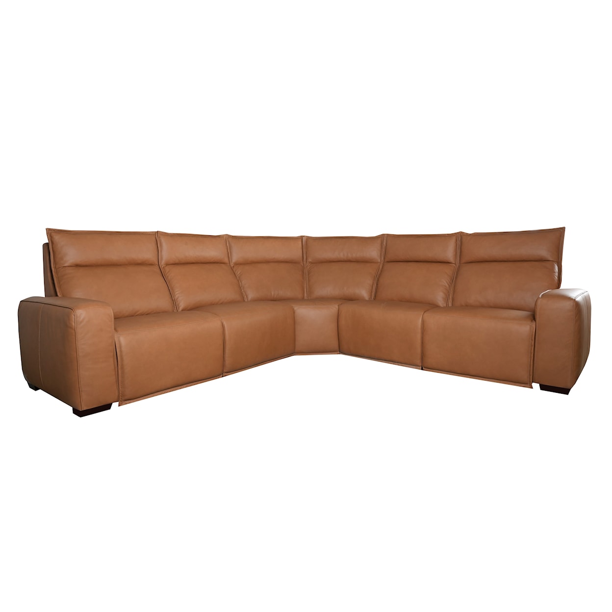 Futura Leather Oslo 5-Piece Sectional