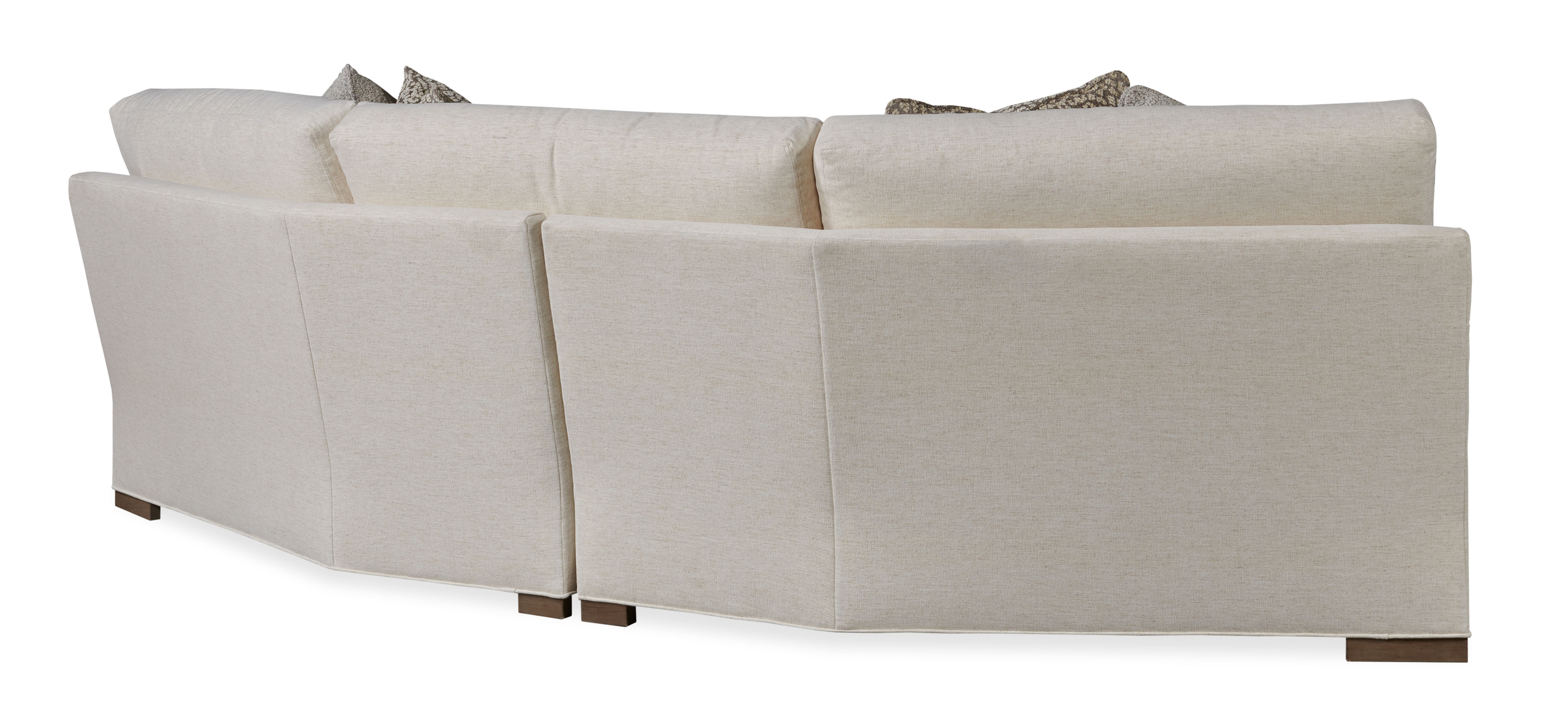 2 Piece Wedge Sectional