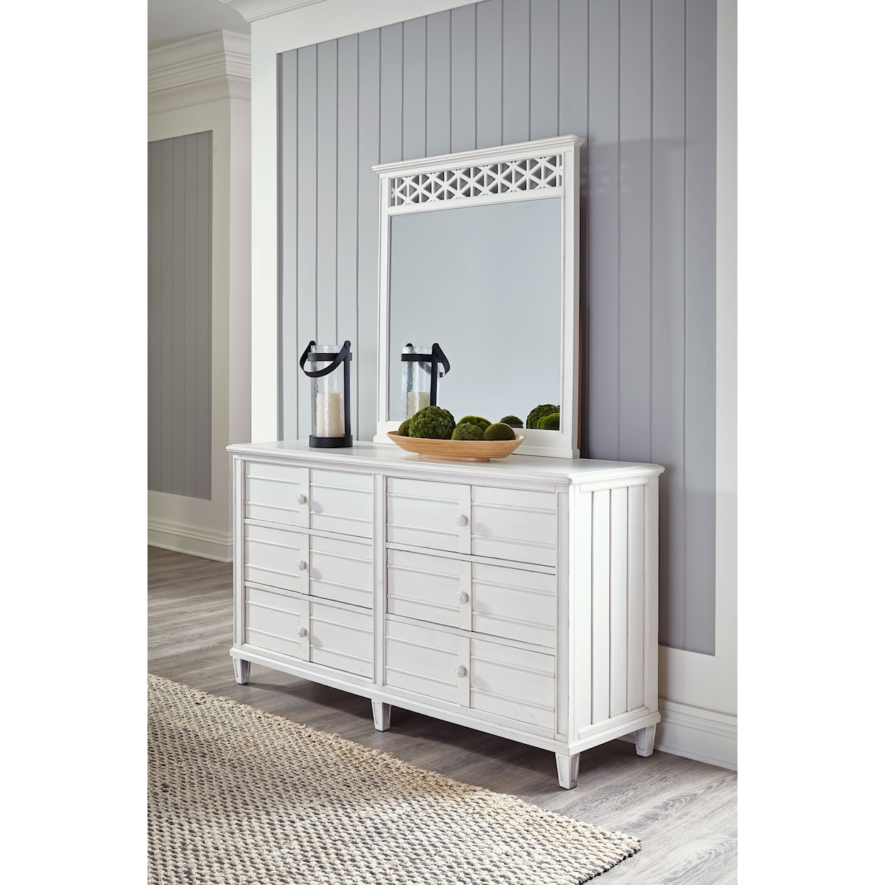 Palmetto Home Cane Bay Six-Drawer Dresser