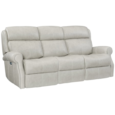 Leather Power Reclining Sofa