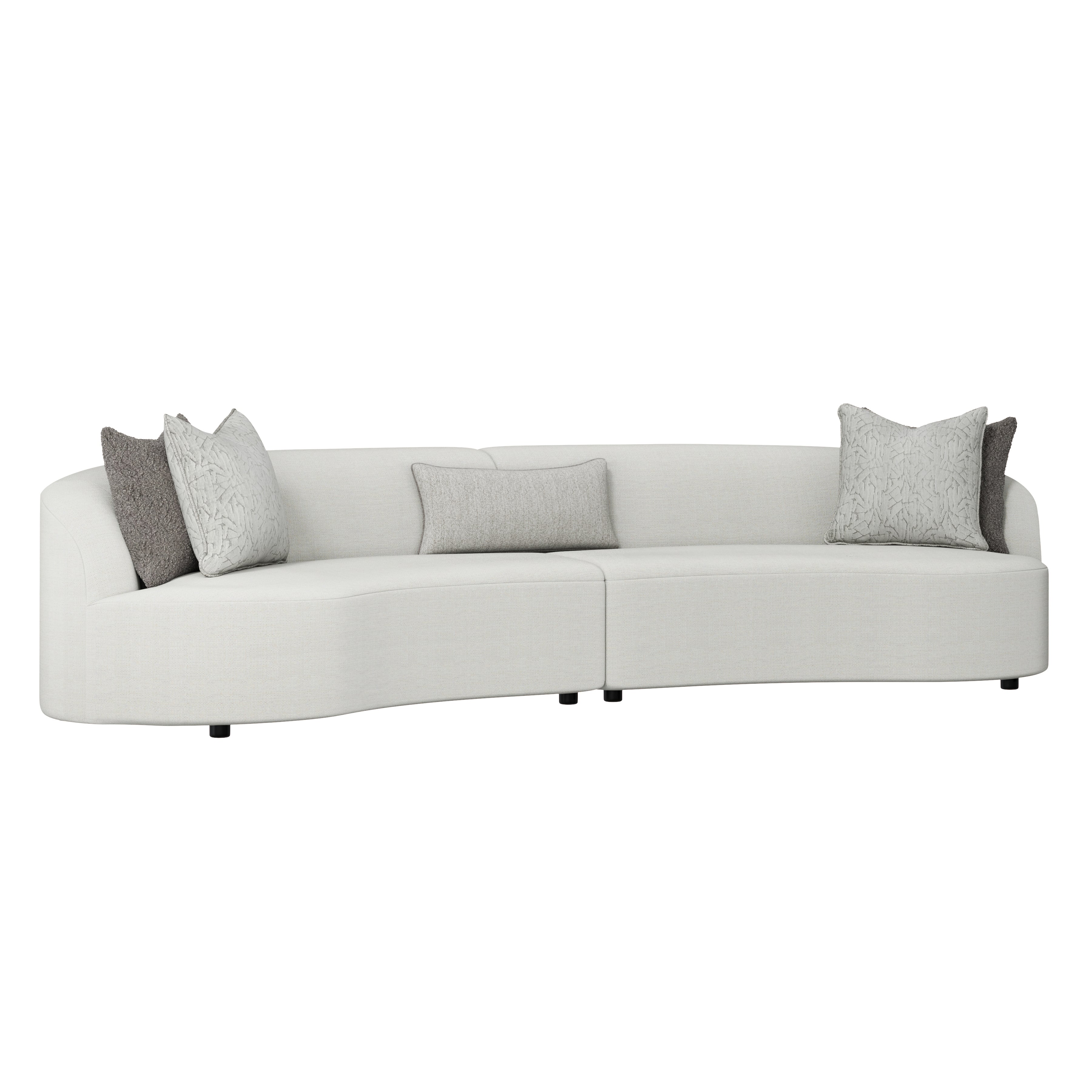 Two-Piece Curved Sectional