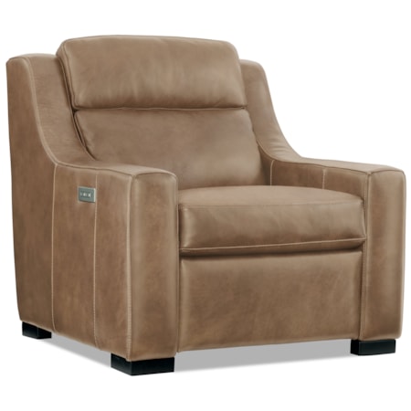 Genuine Leather Power Recliner