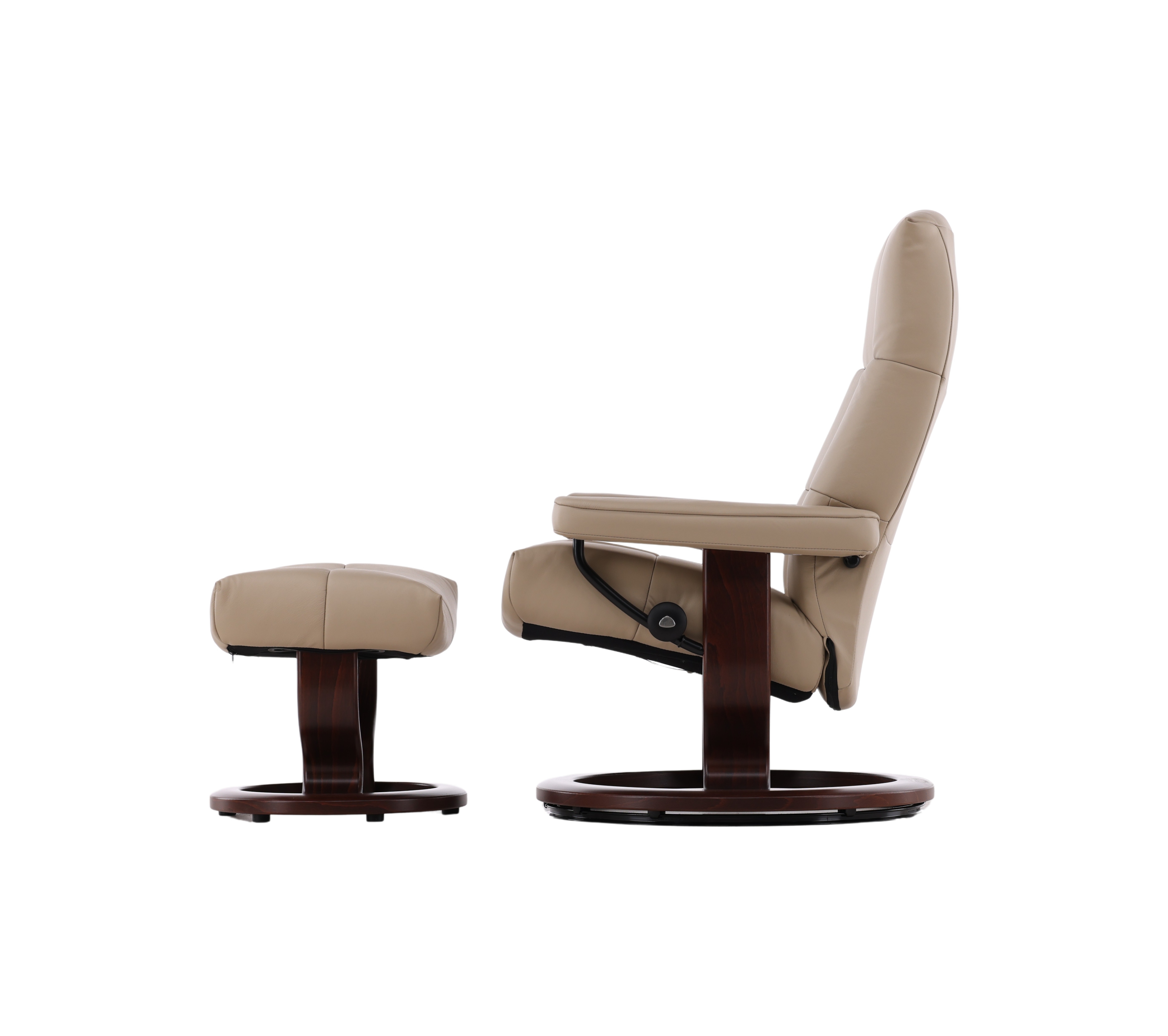 Stressless by Ekornes David Chair & Ottoman