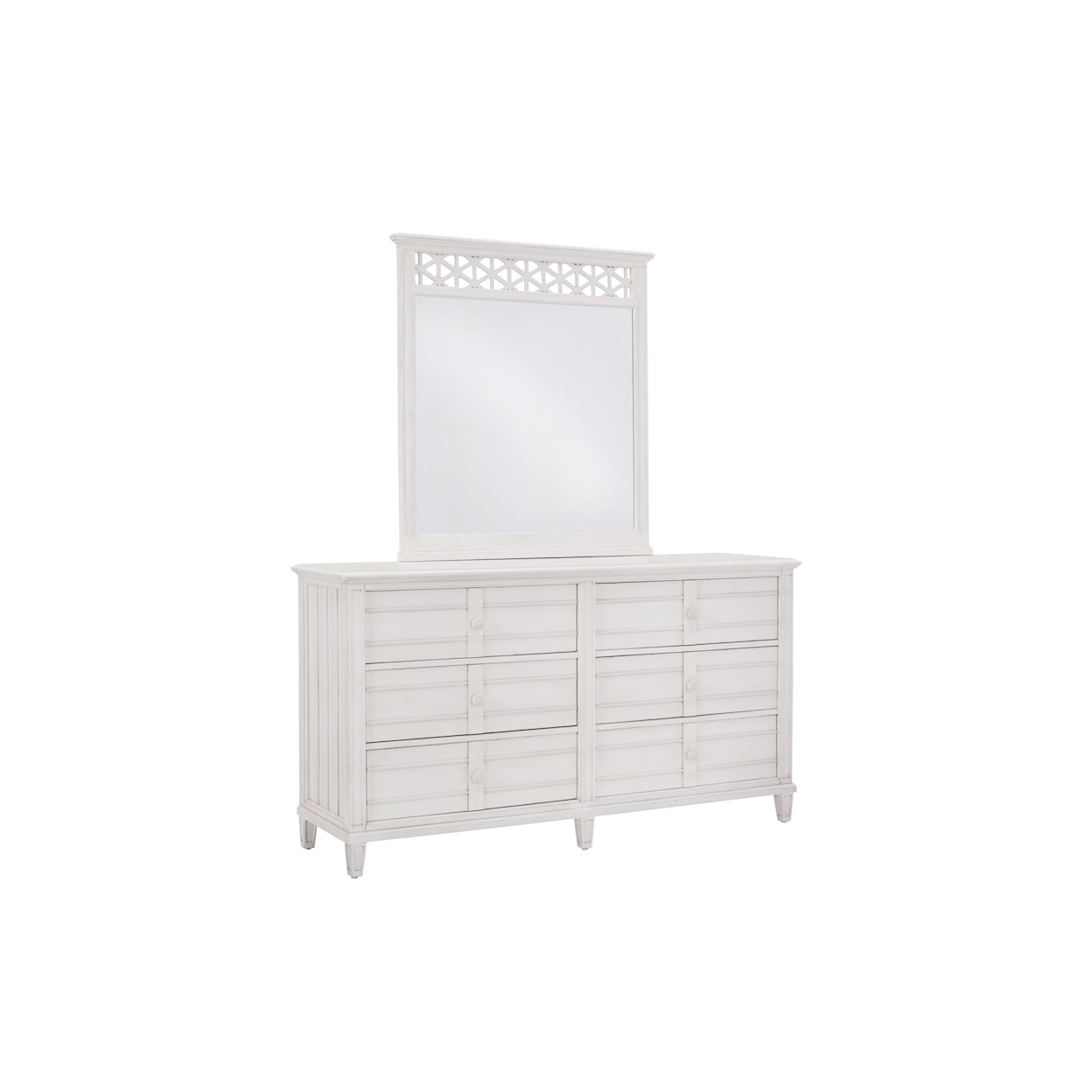 Palmetto Home Cane Bay Six-Drawer Dresser