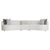 Bernhardt Elle Three-Piece Curved Sectional