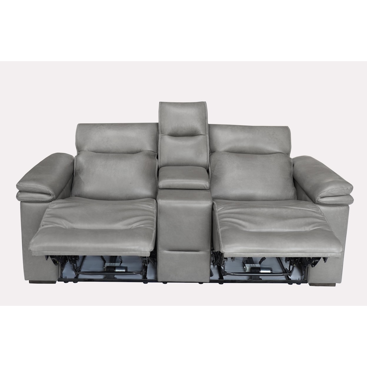 Luxfort Home New York Leather Power Reclining Loveseat