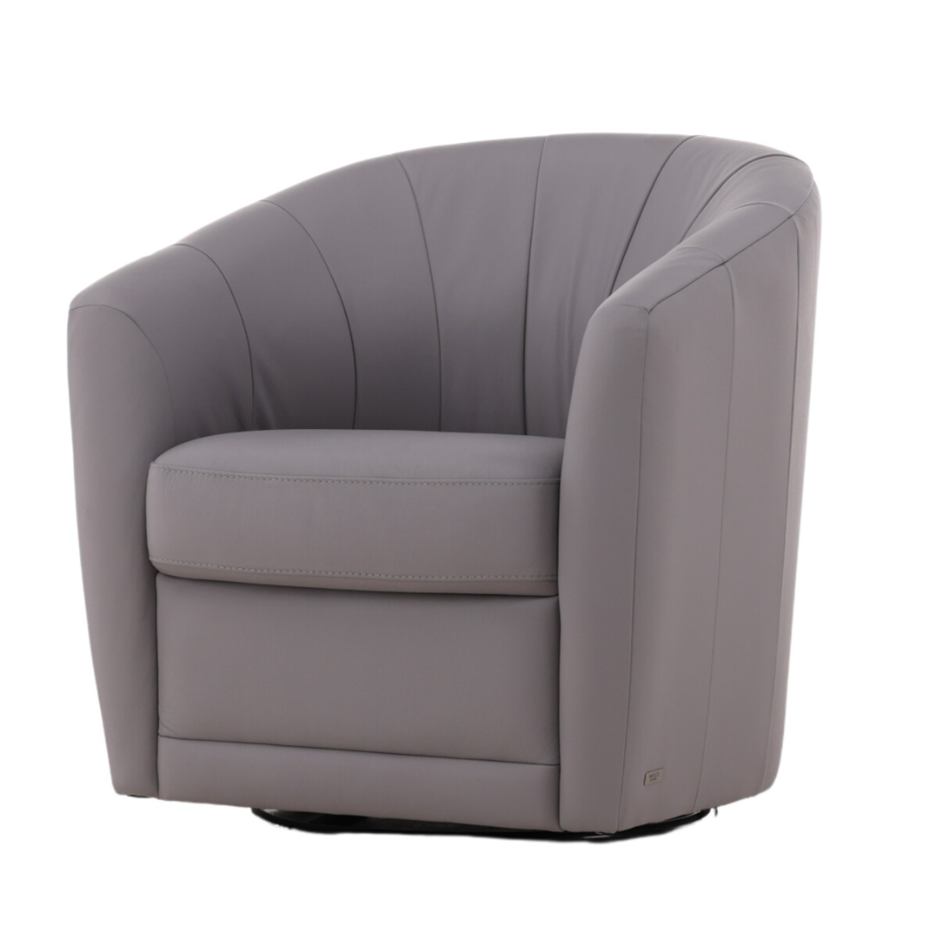 Swivel Barrel Chair