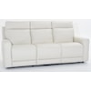 Natuzzi Editions Benevolo Leather Power Sofa