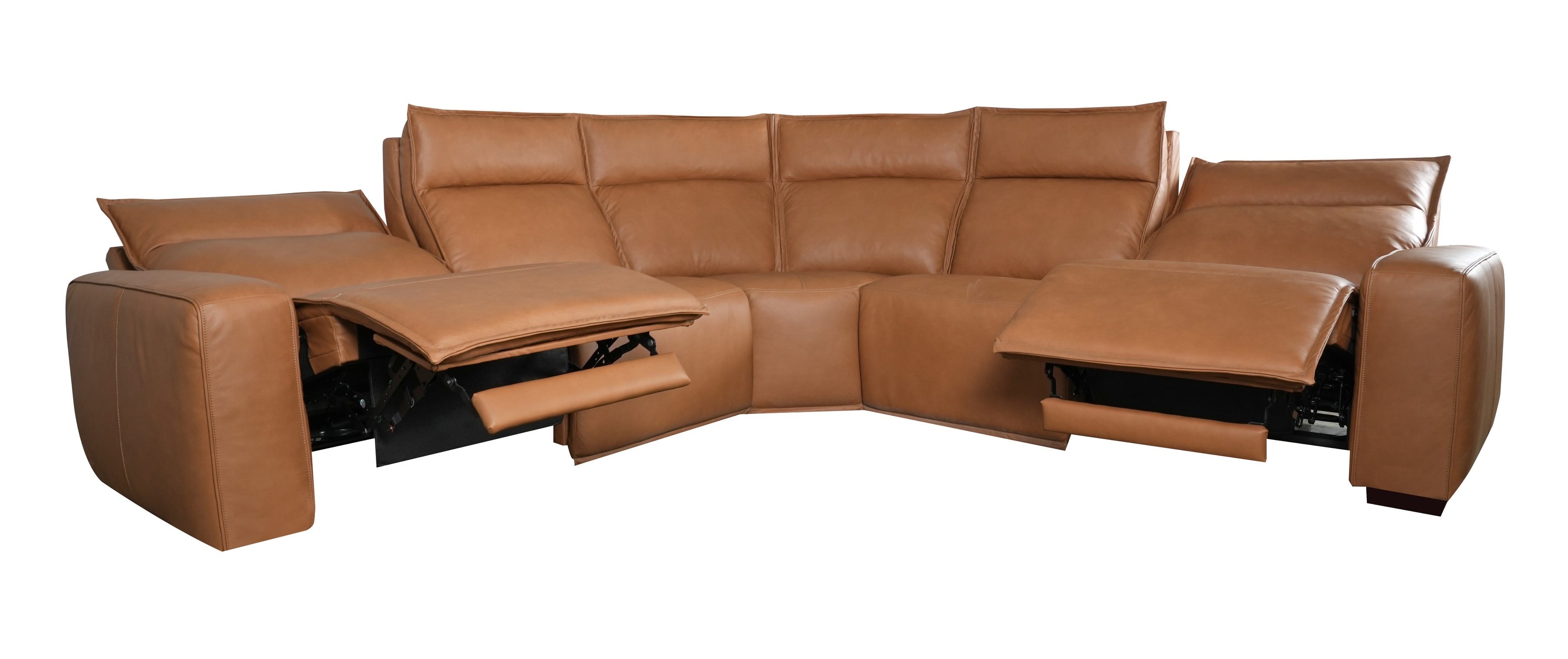 Futura Leather Oslo 448728254 5-Piece Sectional | Baer's