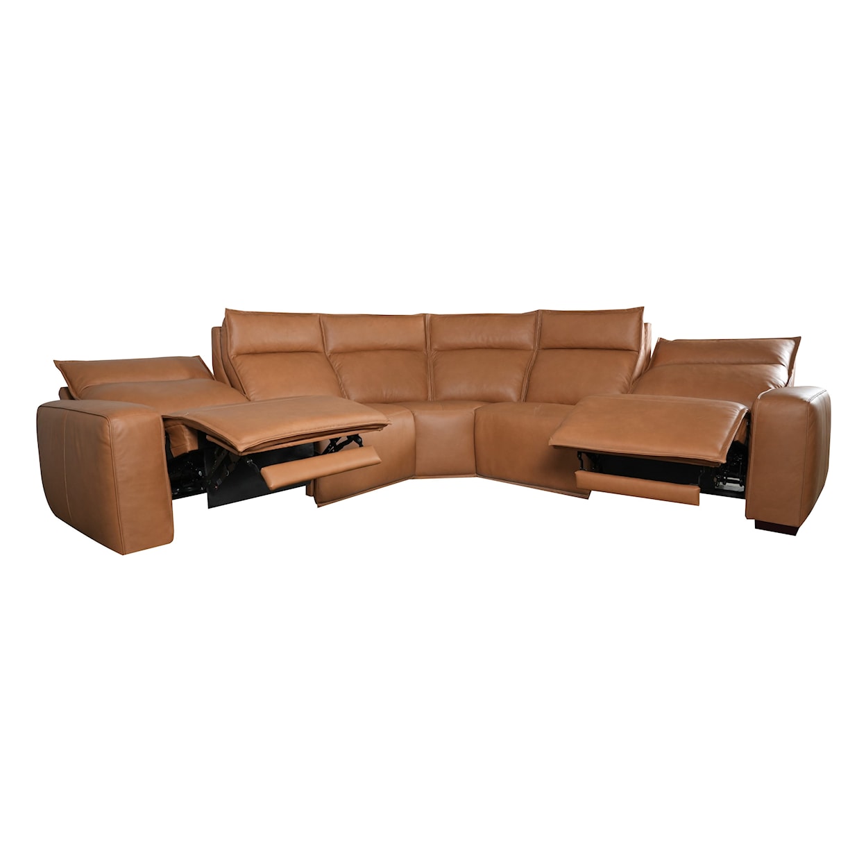 Futura Leather Oslo 5-Piece Sectional