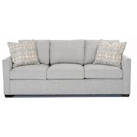Casual 84" Sofa with Tux Arms
