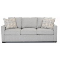 Casual 84" Sofa with Tux Arms