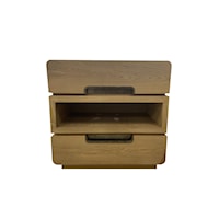 Modern Medium 2-Drawer Nightstand