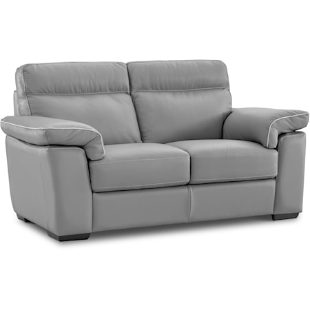 Power Leather Loveseat